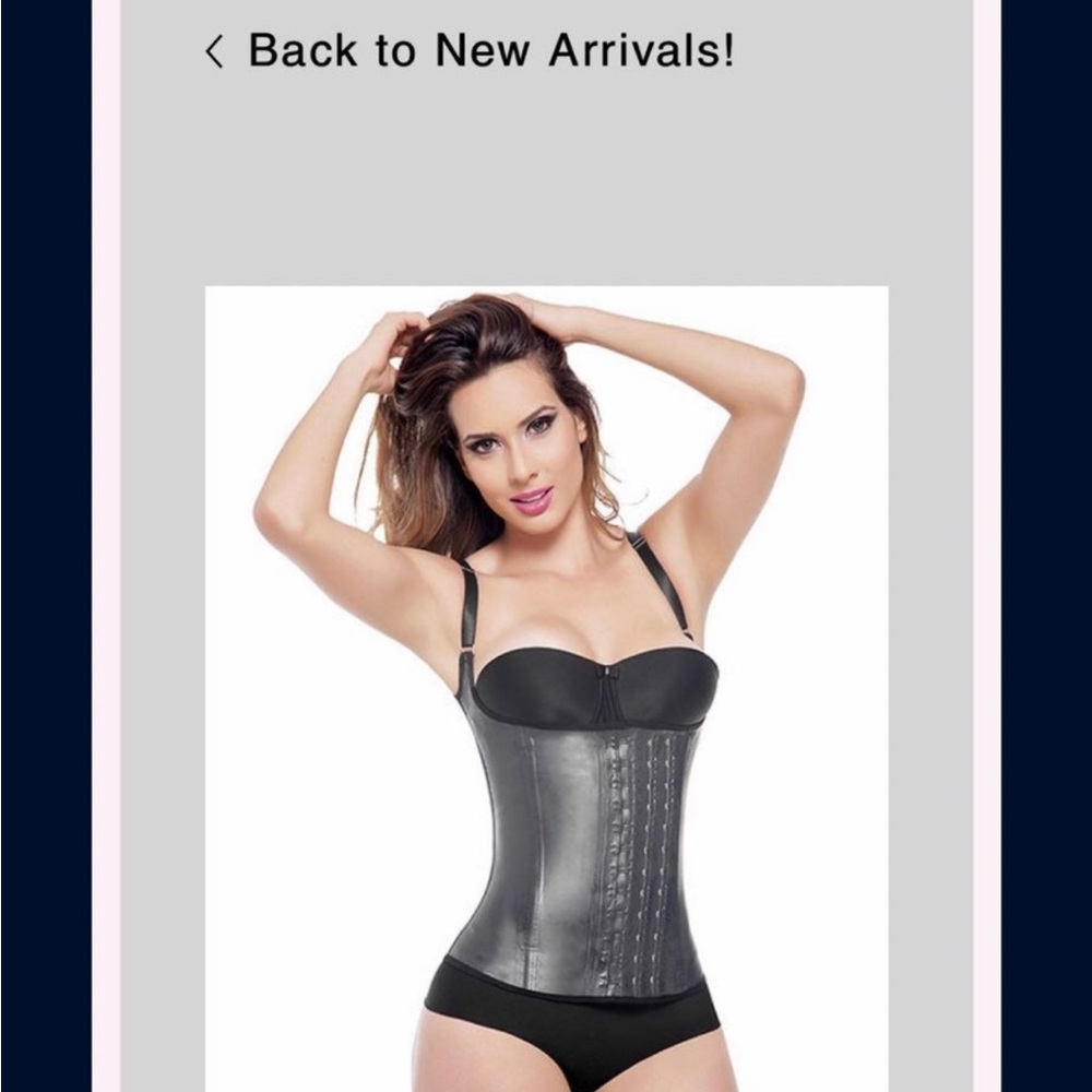 Latex 4 hooks sweat and molding waist trainer faja colombian original